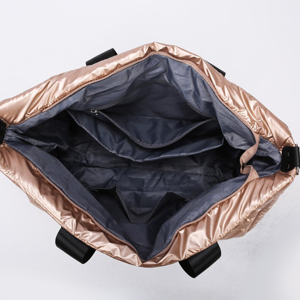 Quilted Nylon Oversize Travel Bag